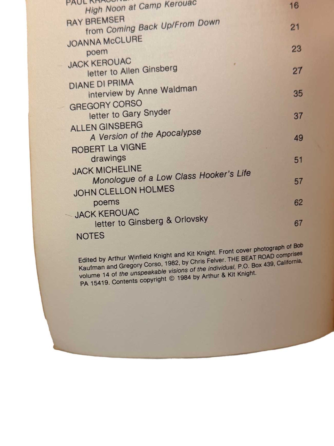 The Beat Road copyright information