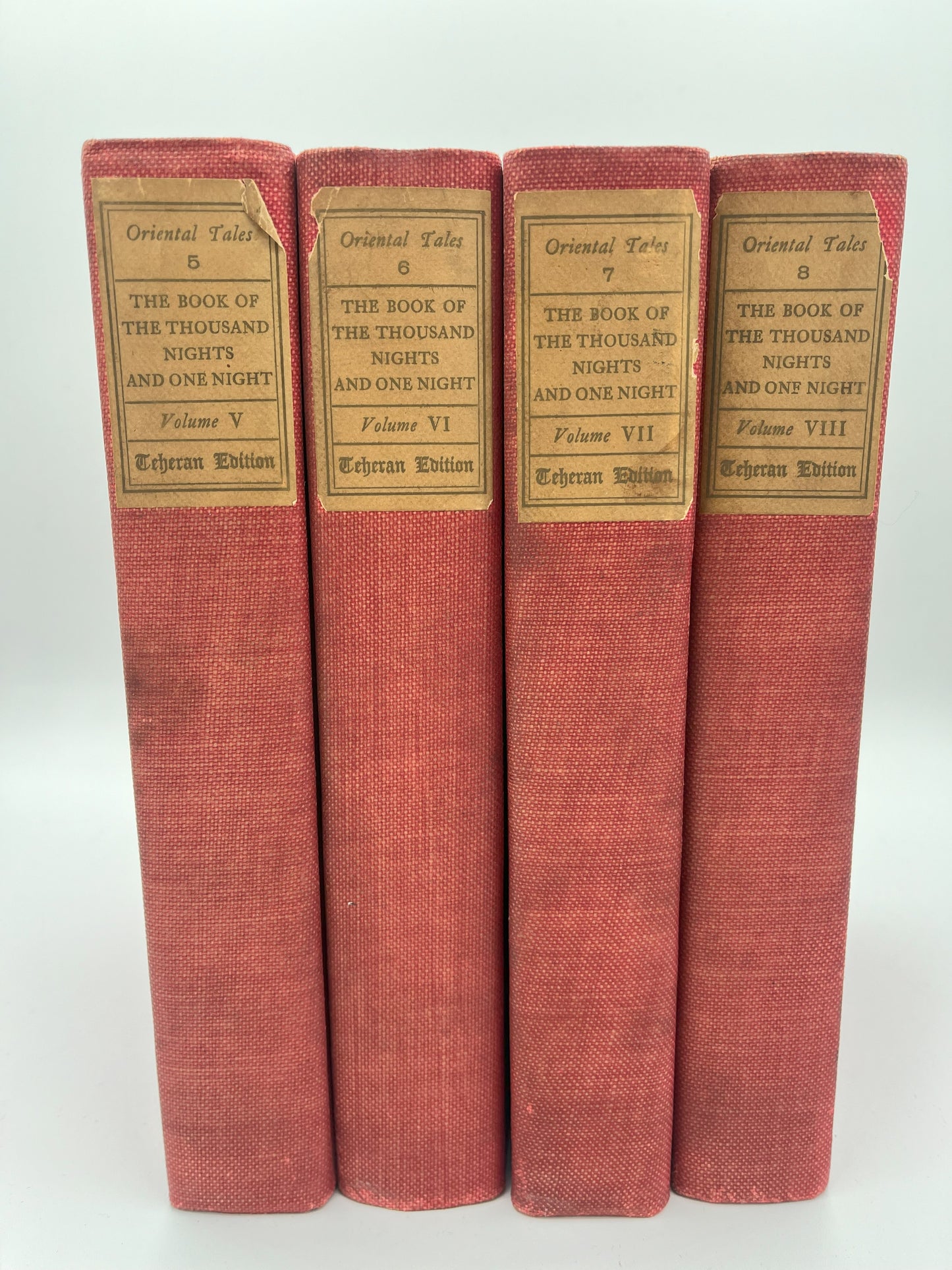 The Book Of The Thousand Nights And One Night, Teheran Edition, complete set. Printing 123 of 250. Trans. John Payne