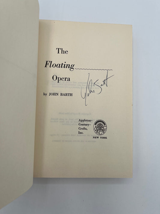 A Floating Opera by John Barth, signed 1st Ed.