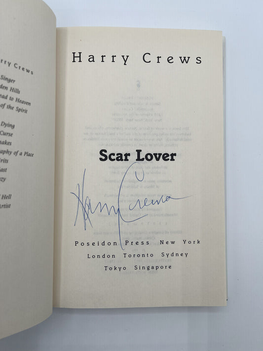 Scar Lover, 1st ed. Signed