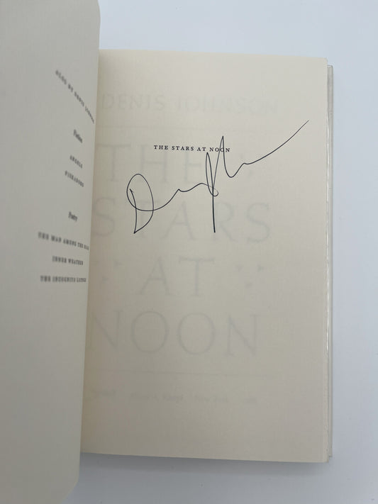 The Stars At Noon, signed 1st ed.