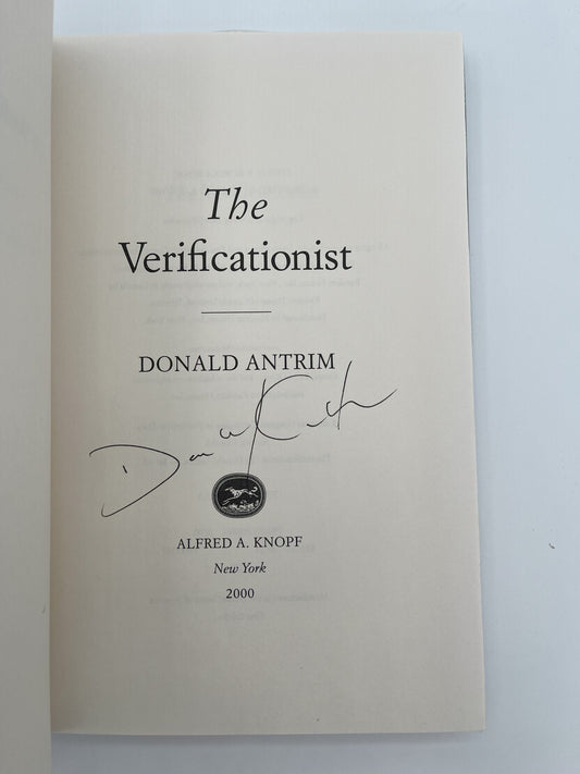 The Verificationist, signed
