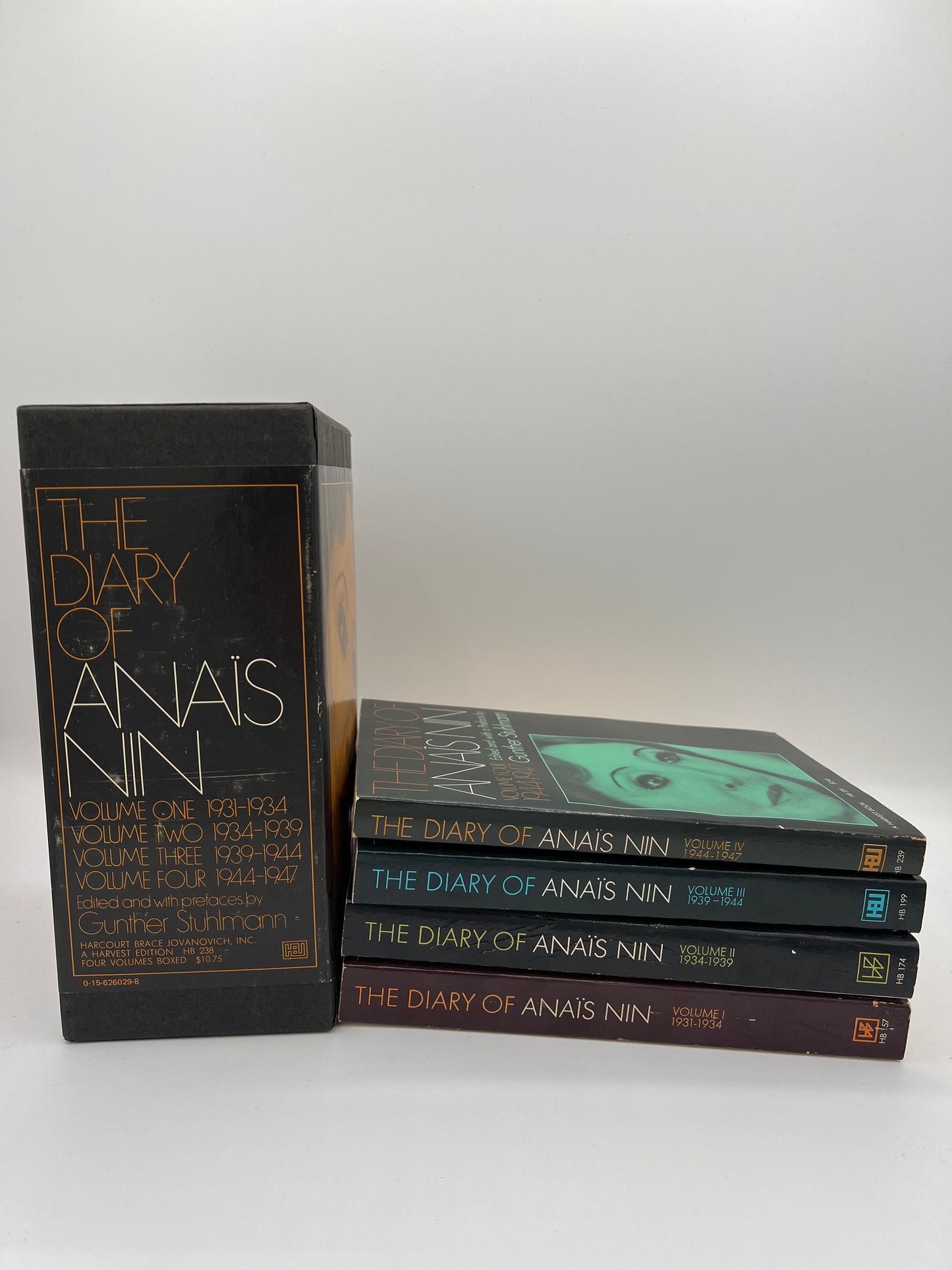 The Diary of Anais Nin Volumes 1-4 in slipcase
