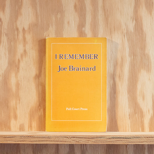 I Remember - Joe Brainard