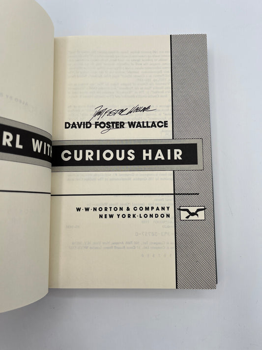 Girl with Curious Hair, signed