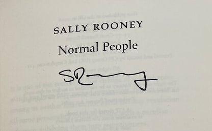 Normal People by Sally Rooney, signed