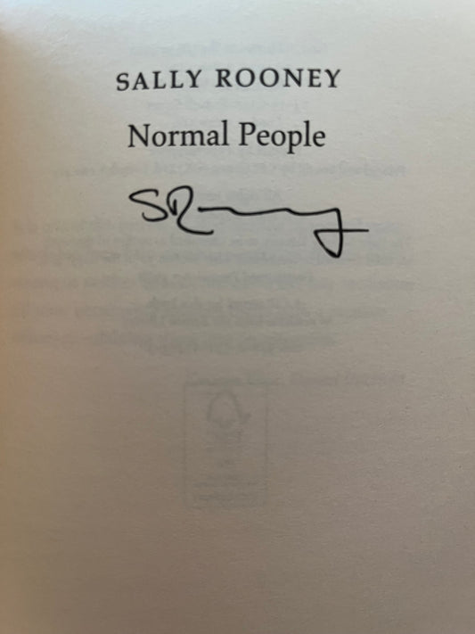 Normal People by Sally Rooney, signed