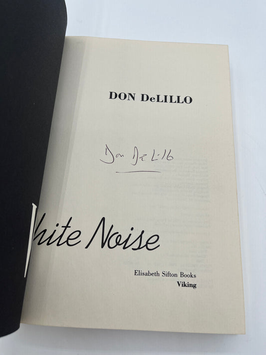 White Noise by Don DeLillo, Signed